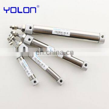 CDJ2B16X10 CDJ2B16X15 CDJ2B16X20 CDJ2B16X30 CDJ2B16X40 CDJ2B16X50 60-70-80-90-100-125-150miniature Stainless Steel Cylinder photo-2