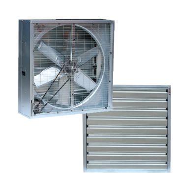 Industrial High Volume Greenhouse Factory Warehouse Ventilation Shutter Exhaust Fan