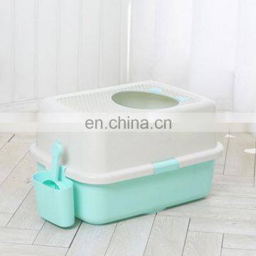 Wholesale Plastic Close Large Cat Litter Box Toilet