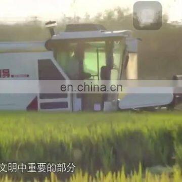 102HP whole-feeding RUILONG 4LZ -6.0P big grain tank combine harvester with Driver's cab