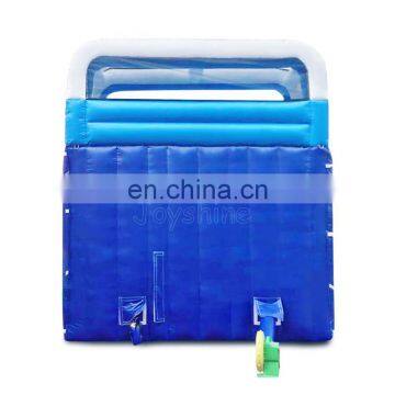 Dolphin Theme Inflatable Double Water Slide With Pool photo-5