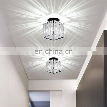 Modern Interior Ceiling Lights Fixtures Decorative Crystal Led Ceiling Suspended Light photo-3