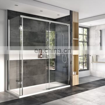 10mm thick tempered glass shower room clear tempered glass bathroom 8mm shower partition