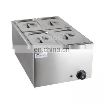 4 Pans Electric Hot Food Warmer Buffet Server Bain Marie Stainless Steel Bain Marie Food Warmer For Restaurant and Hotel photo-4