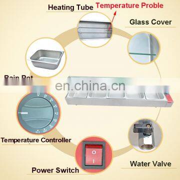 Hight Quality Buffet Equipment Stainless Steel Hot Food Warmer Food Warming Electric Soup Bain Marie Stainless Steel Bain Marie photo-5