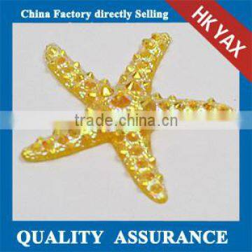 bulk price starfish resin diamond,starfish diamond resin,resin diamond starfish for decoration dress diy