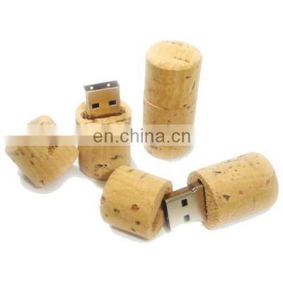 dropshipping Real wine cork usb flash drive for wedding memory