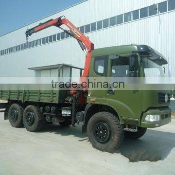 Dongfeng EQ5160G 6X6 off road truck with 5T haib crane