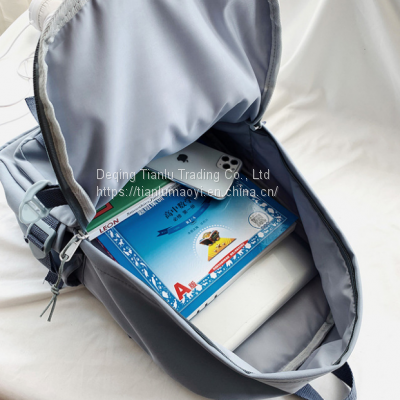 Schoolbag Female Korean High School Students Backpack Female Japanese Large Capacity Nylon Leisure Backpack Trend photo-4