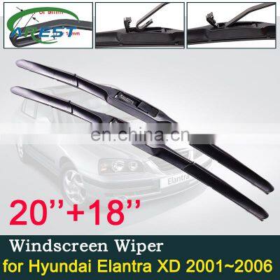 Car Wiper Blade for Hyundai Elantra XD 2001~2006 Front Windscreen Windshield Wipers Car Accessories J Hook 2002 2003 2004 2005