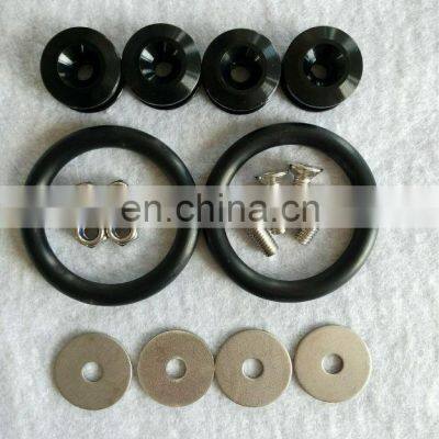 PURPLE JDM QUICK RELEASE FASTENERS FOR BUMPER TRUCK FENDER HATCH LID KIT