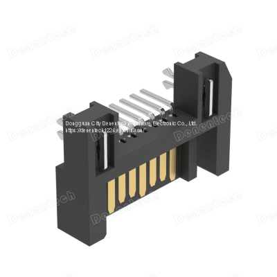 Denentech SATA 7P Male Reverse Right Angle DIP Connector photo-4