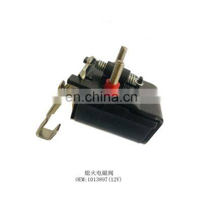 1013897 Excavator solenoid valve for electric parts  fuel Shut Off /stop Solenoid valve