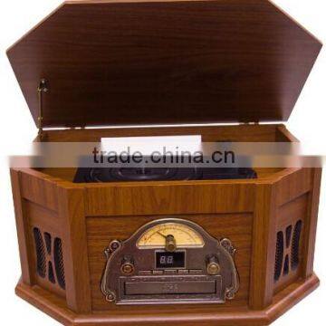 Gramophone Cd/cassette Player,multiple Record Player,bluetooth Vinyl Record Player