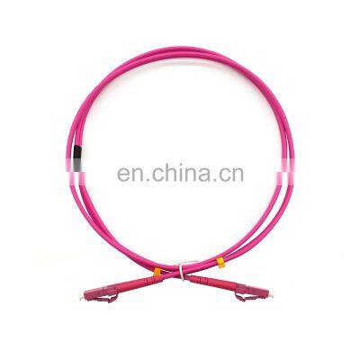 LC Simplex OM4 50/125  Fiber Optic Patch cord cable de conexion de fibra Fiber Jumper lc om4 fiber patch cord