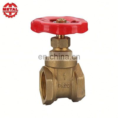 1/2' - 4' Turning Handle Wheel Brass Gate Valve With Flange