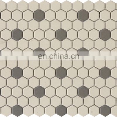 Factory Stock mosaic 6-8mm thickness hotel project glass mosaic tile glass mosaic