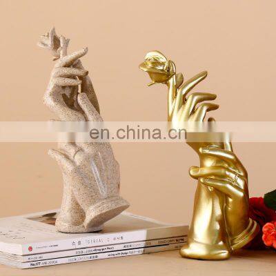 Nordic Hand in Hand With Rose Ornaments, Creative Wedding Gifts, Modern Minimalist Home Crafts photo-5