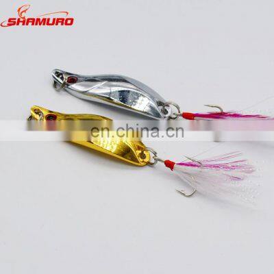 Manufacturers Twitching Unpainted Trolling Metal Casting Spoon Fishing Lures