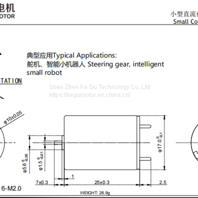 1725R Hollow Cup 12mm 15mm 17mm 32mm 35mm 36mm 6v 12v 24v Coreless Dc Motor For Steering Engine CL-1215 CL-1515 CL-1718 CL-1722 photo-2