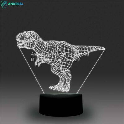 Dinosaur 3D Optical Illusion Lamp APP Control Best Price on Sale photo-2