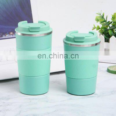 Custom LOGO Stainless Steel Big Capacity Portable Thermos Cup Stainless Steel Insulated Coffee Mug Tumbler Cups Coffee Mugs