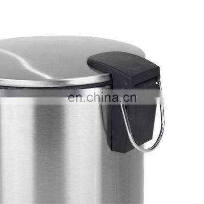 New Designed Round Metal 5L 12L Foot Pedal Bin photo-3
