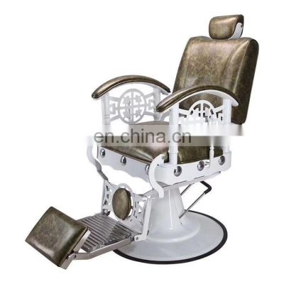 Beautiful Antique Durable Man Electric Barber Chairs Styling Chair For Sale