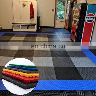 CH Hot Selling Durable Waterproof Non-Toxic Eco-Friendly Cheapest Multicolor Floating 40*40*1.8cm Garage Floor Tiles