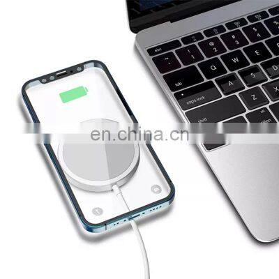 15W Fast Charging qi magnetic wireless charger magnet for iphone 12