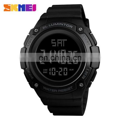 SKMEI 1346 Men's Fashion&Casual Plastic Band Digital Movement Alarm Clock Digital Wrist Watch