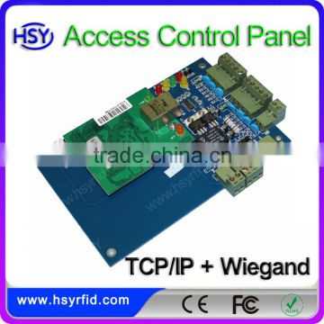 HSY-01B Cheap price wiegand port door sensor tcp/ip access control system control panel