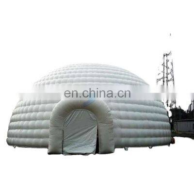 Portable and movable inflatable dome pavilions,large inflatable marquee igloo tent for outdoor exhibition events