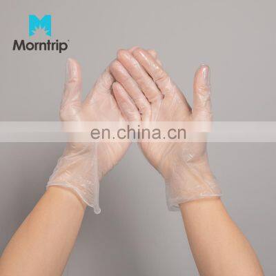 Manufacturer High Quality Anti-Slip Washing Up Dishes Cleaning Durable PVC Vinyl Gloves With Large Size