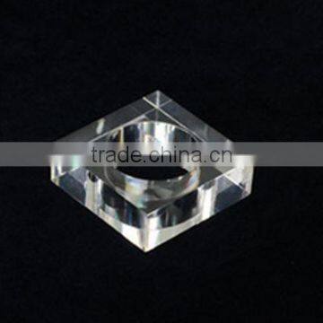 wholesale cheap nakin rings home deocration clear acrylic square napkin ring