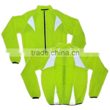 high visibility reflex safety running jacket