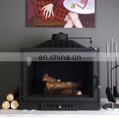Modern Patio Small Luxury Freestanding Fireplace Door Flame Frame For Sale photo-4