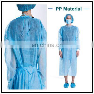 Non Woven Fabric Cleanroom Isolation Gown Suit Disposable Filmcovered Nonmedical Isolation Gowns photo-2