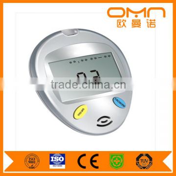 CE approved home use free code digital diabetic Cholesterol blood glucose meter & test strip