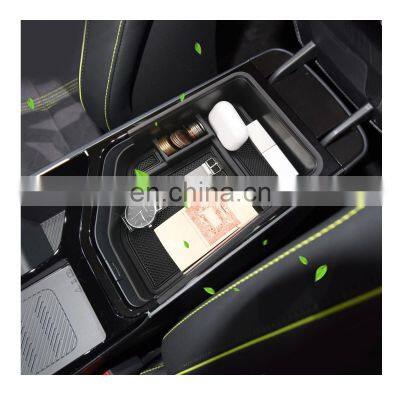 Center Console Organizer Storage Box For 2022+ Kia EV6 ABS Armrest Cases Cup Holder Car Accessories Automotive Parts photo-4