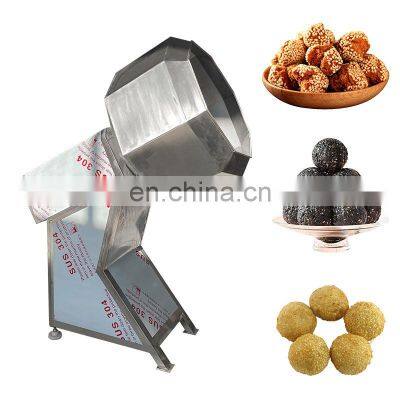 Small Snack  Potato Chips Cashew Chicken Popcorn Powder Spray Flavouring Seasoning Mixing Machine