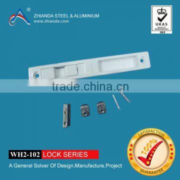 Glass sliding door lock