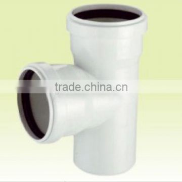 factory PVC-U tee with socket for water waste