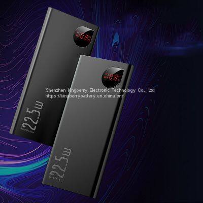 Metal Fast Charge Mobile Power 10000mAh 22.5W Portable Power Bank photo-2