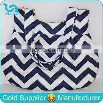 New Navy Blue Chevron Women Handbag Design Shoulder Bag Stylish Woman Shoulder Bag