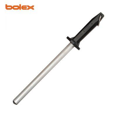 Sharpening Steel Sharpeners Rods Polished Butchers Knife Oval Round Diamond Professional Chef's Steel photo-5