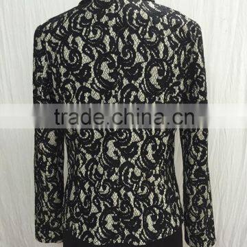 2015 New Embroidery Fabric Neck Designs for Casual Women Western Dress photo-5
