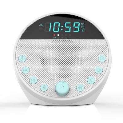 Multifunctional sunrise alarm clock smart Wake up light work with bluetooth speaker sounds