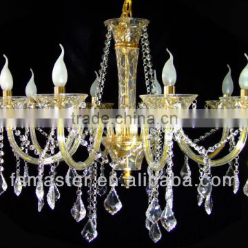 luxury hotel villa lobby big crystal chandelier