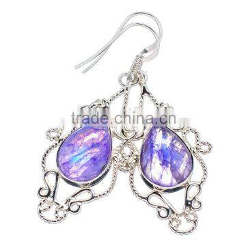 MOONSTONE EARRINGS ,925 sterling silver jewelry wholesale,WHOLESALE SILVER JEWELRY,SILVER EXPORTER,SILVER JEWELRY FROM INDIA